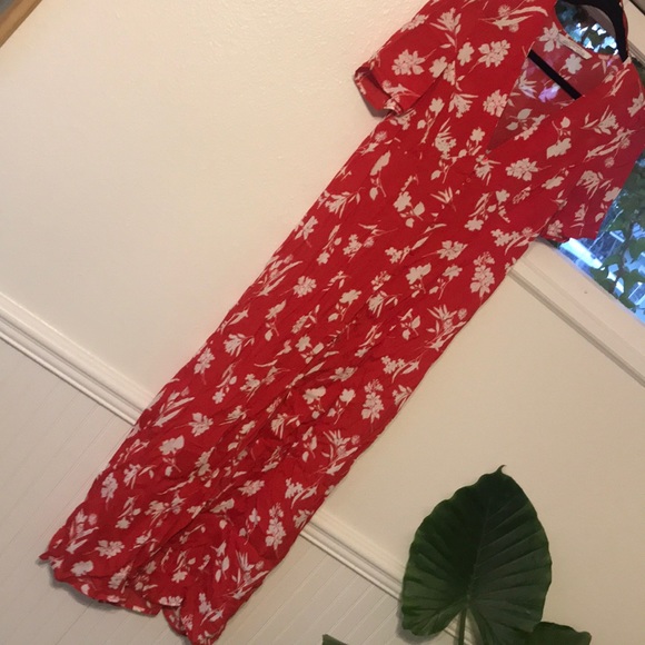 Zara Red Floral Dress - Picture 3 of 8